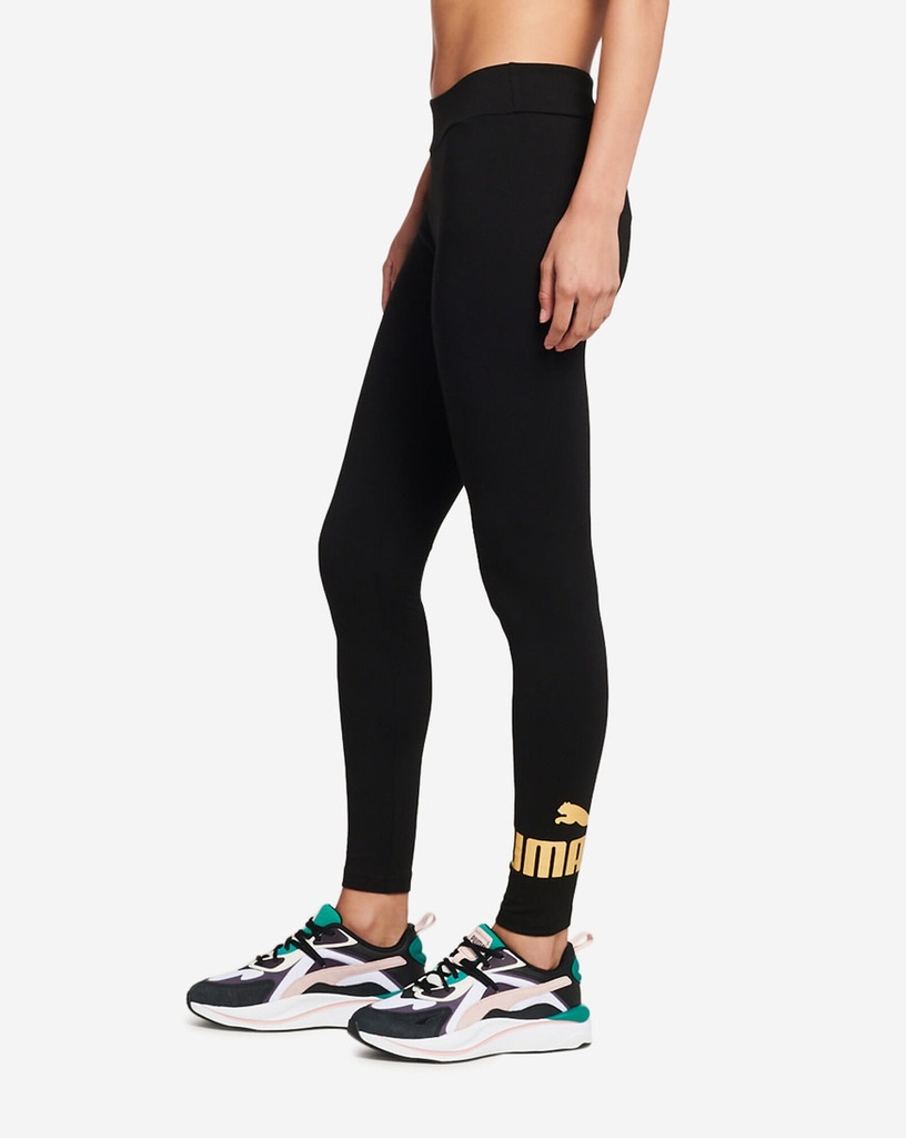 PUMA W ESS+ METALLIC LEGGINGS